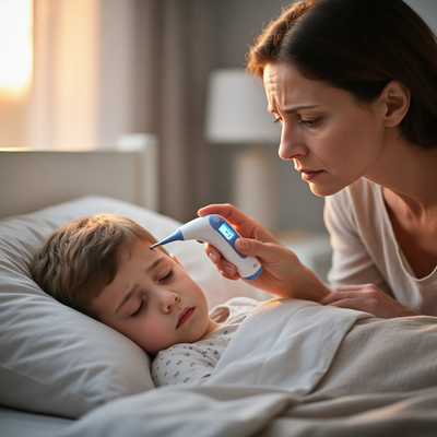 Nopți Albe de Anxietate cu Febra Copiilor? Cum Măsori Corect și Monitorizezi Temperatura Fără Stres