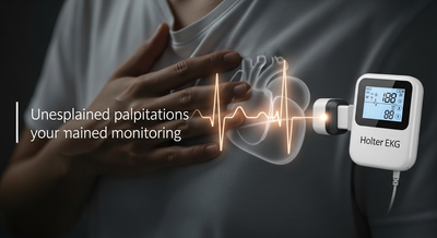 Palpitații Inexplicabile sau Inima Sărind din Piept? Află De Ce Un Holter EKG Este Esențial Pentru Sănătatea Ta