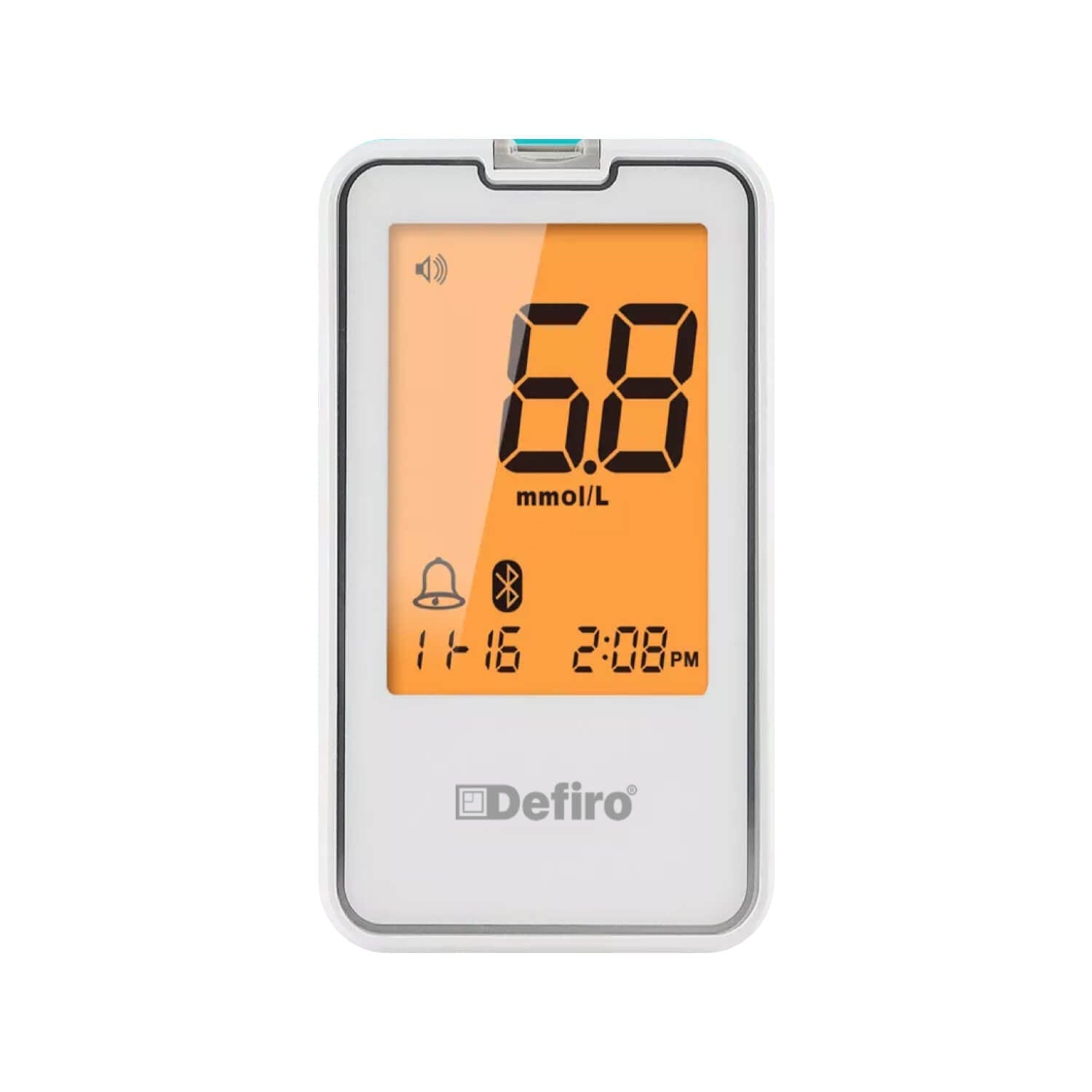 Glucometru Defiro cu bluetooth, incluse 50 teste si 50 ace, NU necesit ...